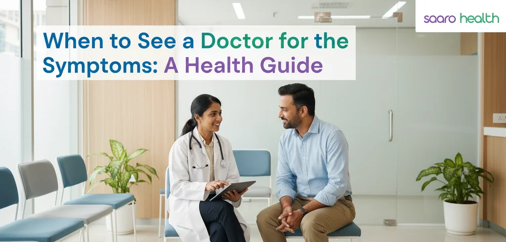 When to see a doctor for symptoms: A Health Guide illustration