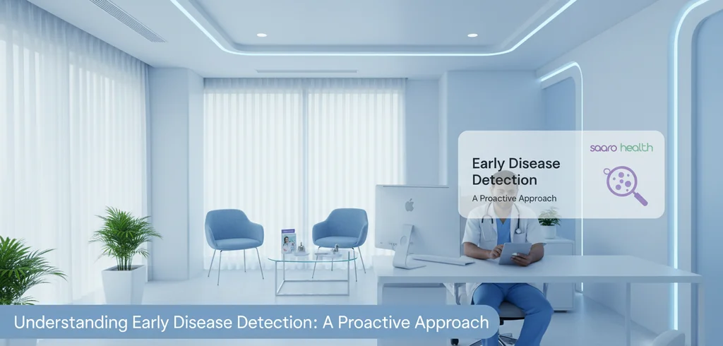 Doctor reviewing patient data for understanding early disease detection