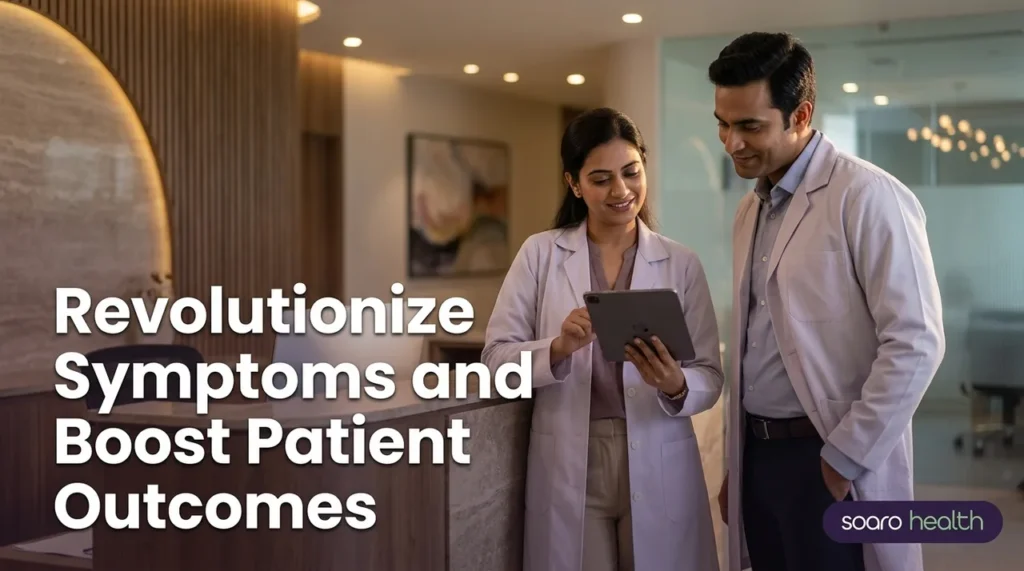 Two Indian doctors utilize a digital platform to revolutionize symptoms and treatment processes, enhancing patient care and clinic efficiency.